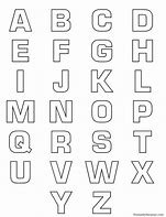 Image result for Outlined Letters