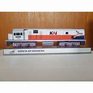 Image result for Papercraft 3D Model Indonesian Train