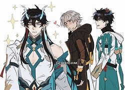 Image result for Honkai Star Rail Caelus X Dan Heng