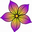 Image result for White Flowers with Purple Clip Art