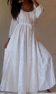 Image result for Off White Peasant Dress