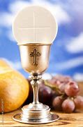 Image result for Holy Eucharist Bread and Wine