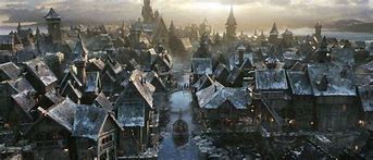 Image result for Lake Town Hobbit Cartoon