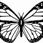 Image result for Flower Clip Art Black and White Butterfly