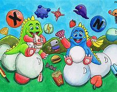 Image result for Bubble Bobble Fan Art