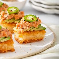 Image result for Crispy Rice Spicy Mayo