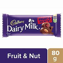 Image result for Fruit and Nut Chocolate Cadbury