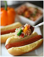 Image result for Pepper On Hot Dogs