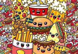 Image result for Cute Cartoon Food Wallpaper