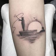 Image result for Fishing Hand Tattoo