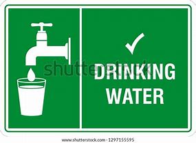 Image result for Drinking Water Sign Board