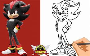 Image result for How to Draw Sonic Prime Shadow