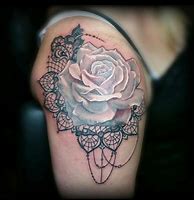 Image result for Rose Lace Tattoo