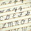 Image result for Cursive Writing A