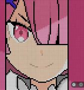 Image result for Anime Pixel Art Grid Templates