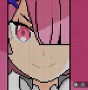 Image result for Anime Characters Pixel Art Grid