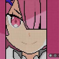 Image result for Anime Pixel Art Ania