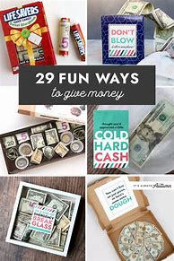 Image result for Funny Money Gift Ideas