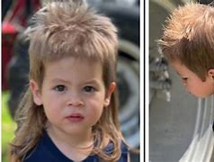 Image result for Kid with Mullet