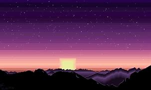 Image result for Pixel Road Horizontal Sunset