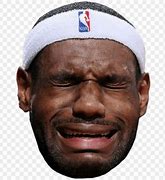 Image result for LeBron Crying Face