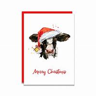 Image result for Cow Christmas Cards Boxed