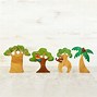 Image result for Wooden Jungle Animals