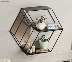 Image result for Metal Wall Shelf