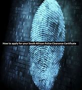 Image result for South African Police Clearance