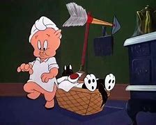 Image result for Porky Pig Scaredy Cat