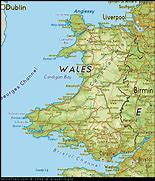 Image result for Welsh Wales Map