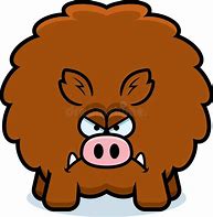 Image result for Angry Boar Cartoon