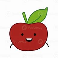 Image result for Red Apple Cartoon Png