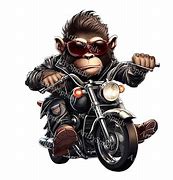 Image result for Monkey Riding a Motorcycle Pixel Art