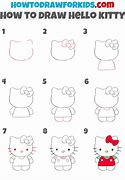 Image result for How to Draw Hello Kitty