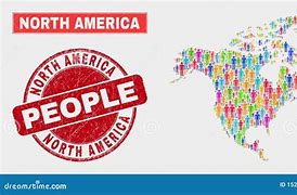 Image result for North America Population Map