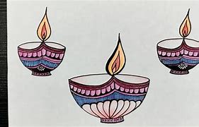 Image result for Diya in a Row