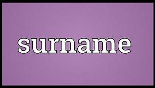 Image result for First Name Surname