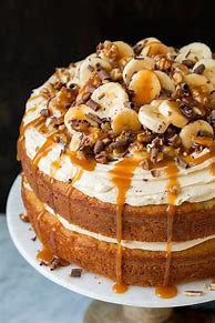 Image result for Banana Caramel Cake