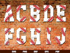 Image result for Free SVG Baseball Font