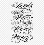 Image result for Tattoo Lettering Fonts Cursive