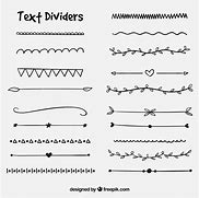 Image result for Cute Text Dividers