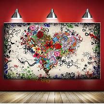 Image result for Heart Canvas Art