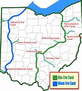 Image result for Ohio Canal System Map