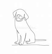 Image result for Continuous Line Drawing Dog