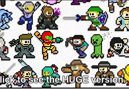 Image result for Mega Man Sprite Comic Characters