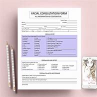 Image result for Esthetician Consultation Form