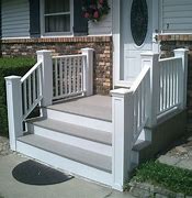 Image result for Concrete Front Porch Stairs