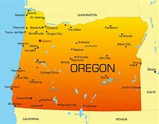 Image result for Oregon On United States Map