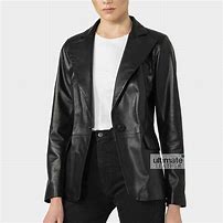 Image result for Leather Blazer